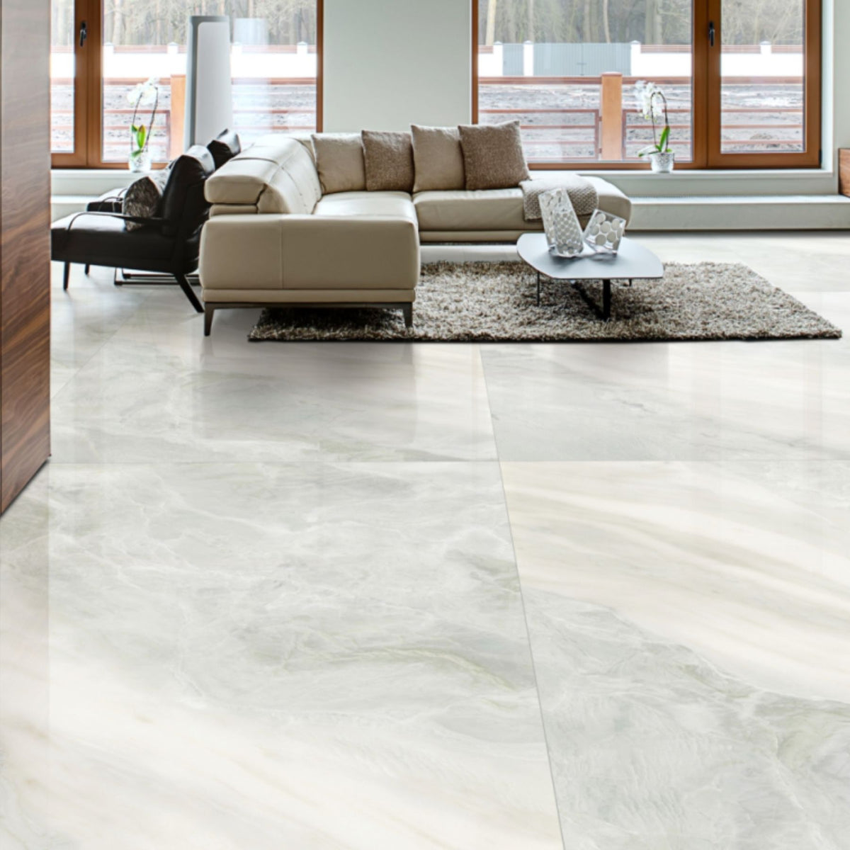 Aravali Onyx Polished Porcelain Slab 120x280cm 6mm Large Format Marble Look Tile