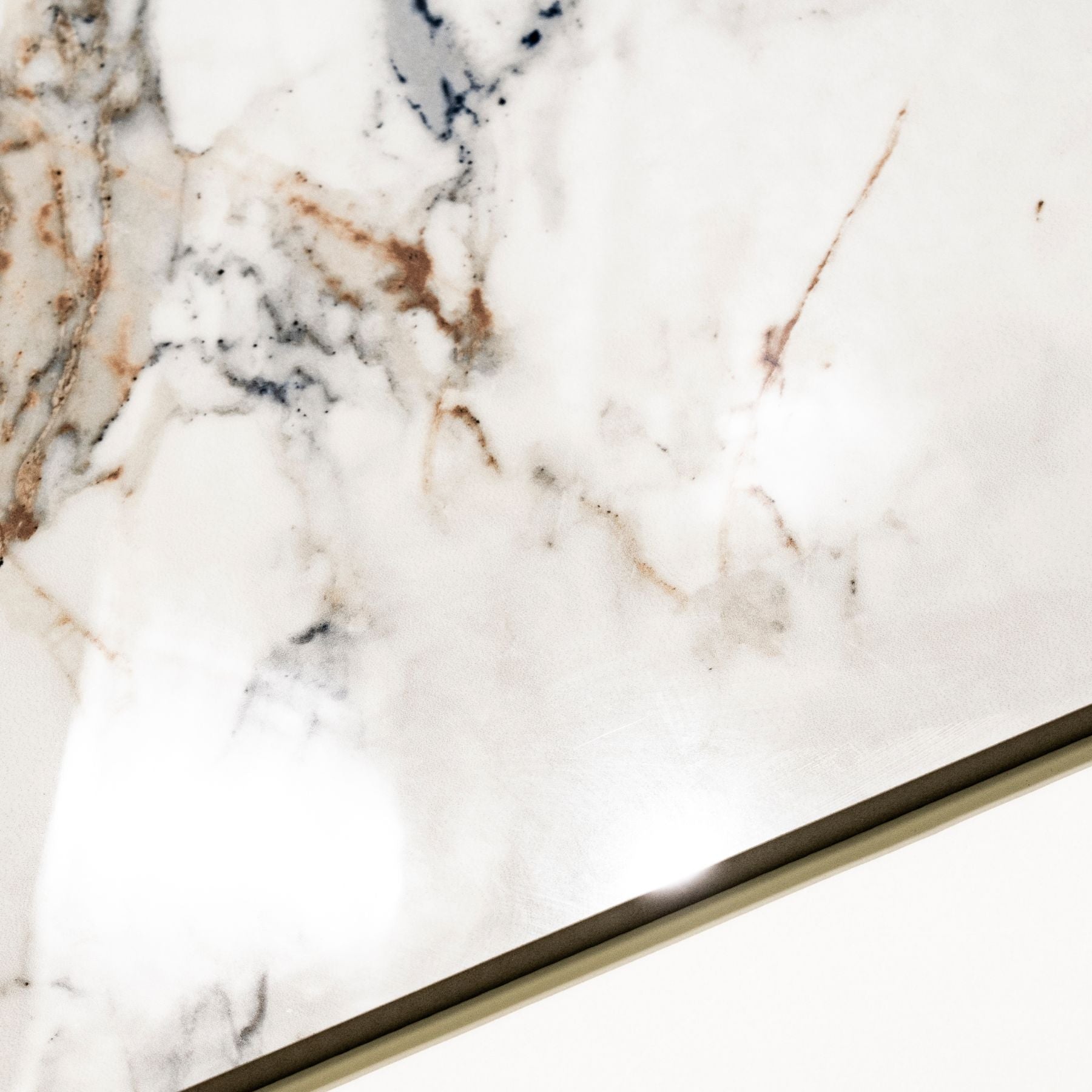 Aristo Statuario 80x160cm glossy porcelain tile, 09mm thick with bold marble veining. Elegant high-gloss finish, perfect for luxury interiors.