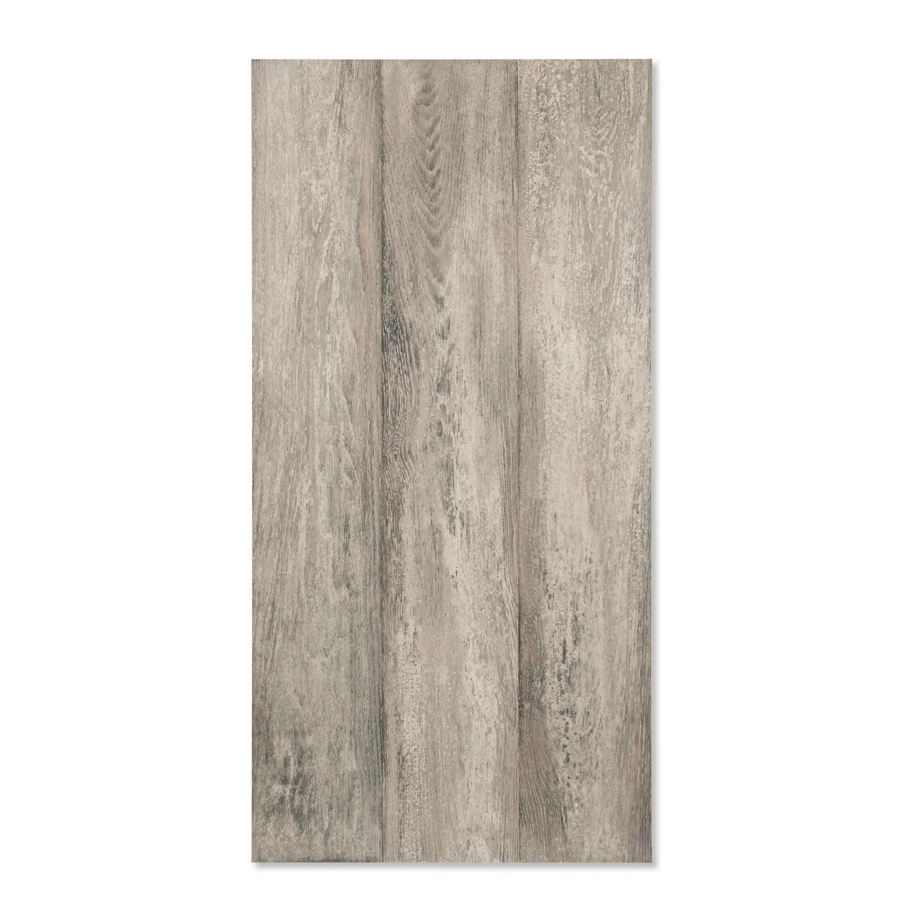 Artwood Grey 60x120cm porcelain tile with grey wood texture, durable 9mm body and contemporary interior appeal.