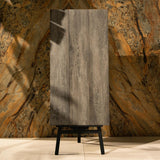 Artwood Grey 60x120cm porcelain tile with grey wood texture, durable 9mm body and contemporary interior appeal.