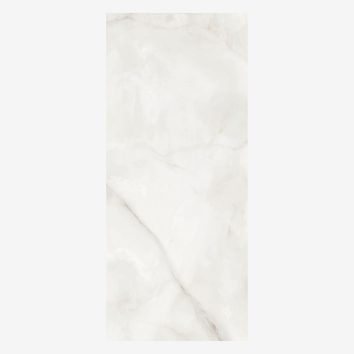 BRIELLE ONYX 120x278cm marble look tile with elegant veining in a refined glossy finish. A luxurious large format tile for modern interiors.