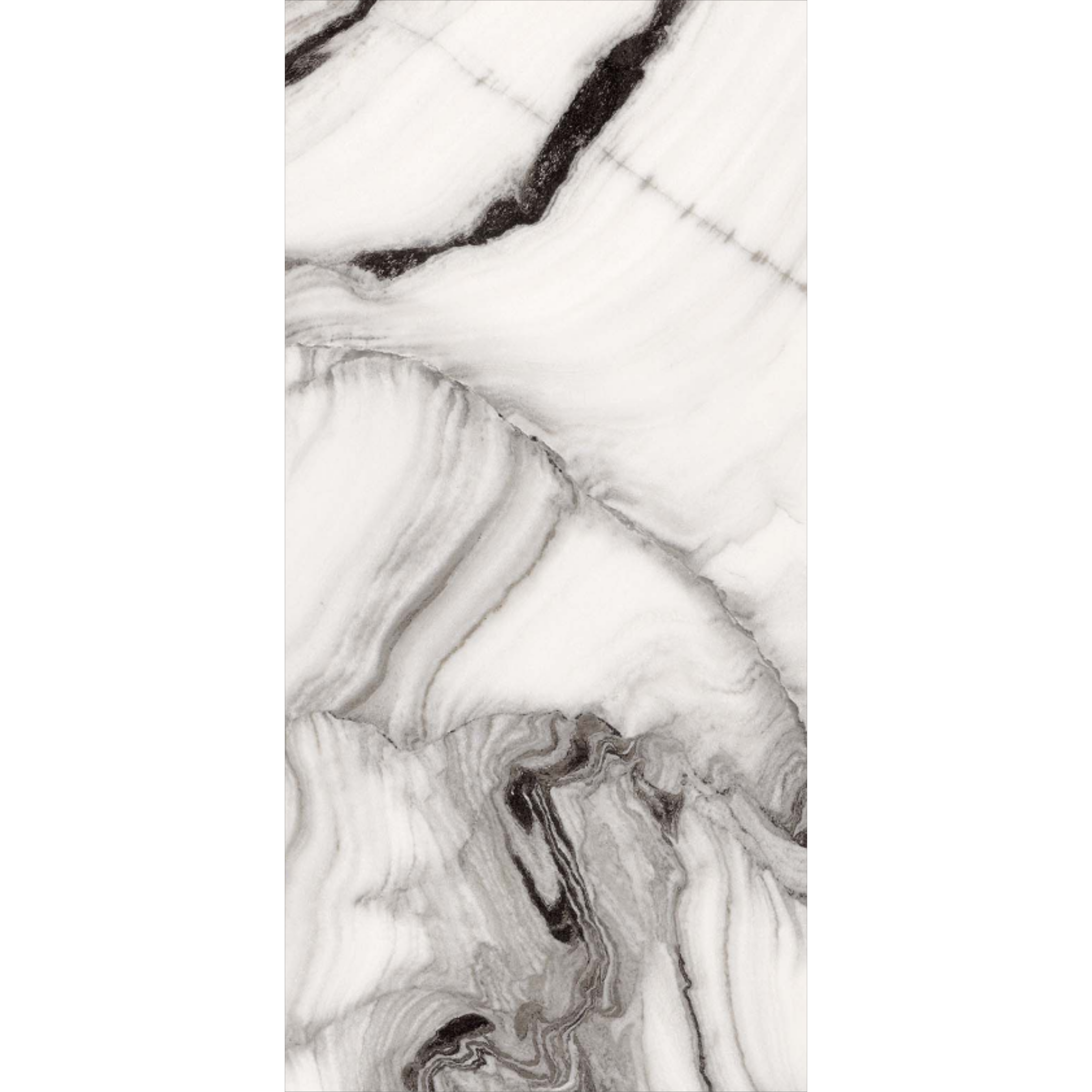  Bianco Lasa 80x160cm high glossy porcelain tile, 09mm thick with a white marble look and subtle veining. Bright, elegant, and durable for modern interiors.