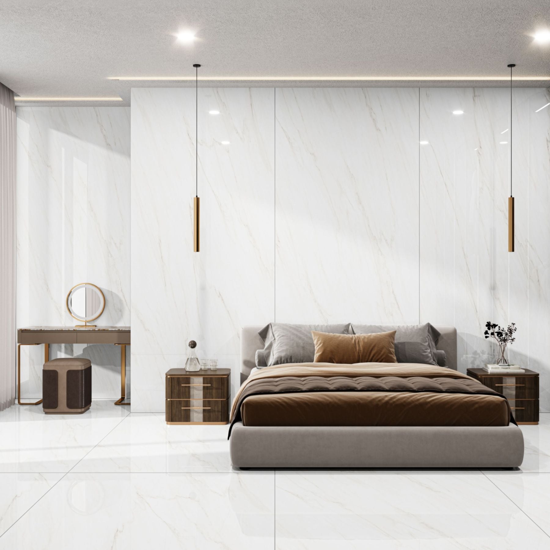 Bianco Rosse Crystal Polish Colorbody porcelain slab 120x280cm, 9mm thick, featuring Random 03 marble look for premium floors, walls and interiors.