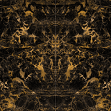 Black Gold 160x320cm 06mm – Book-Match Glossy Porcelain Tile