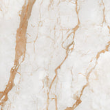 Breccia Arancia polished porcelain tile in 120x280cm with 6mm thickness. Extra-large floor and wall tile for premium residential and commercial interiors.