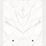 CALACATTA LIGHT 120x278cm 09mm – Book-Match Glossy Porcelain Tile