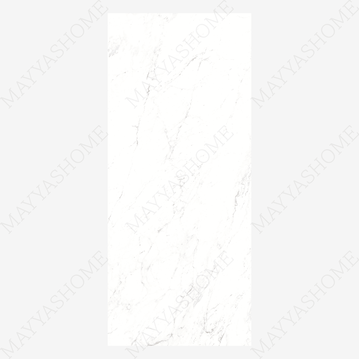 CARRARA NATURAL 120x278cm Carrara marble look tile with soft veins and a stunning glossy finish. A premium large format tile for luxurious interiors.
