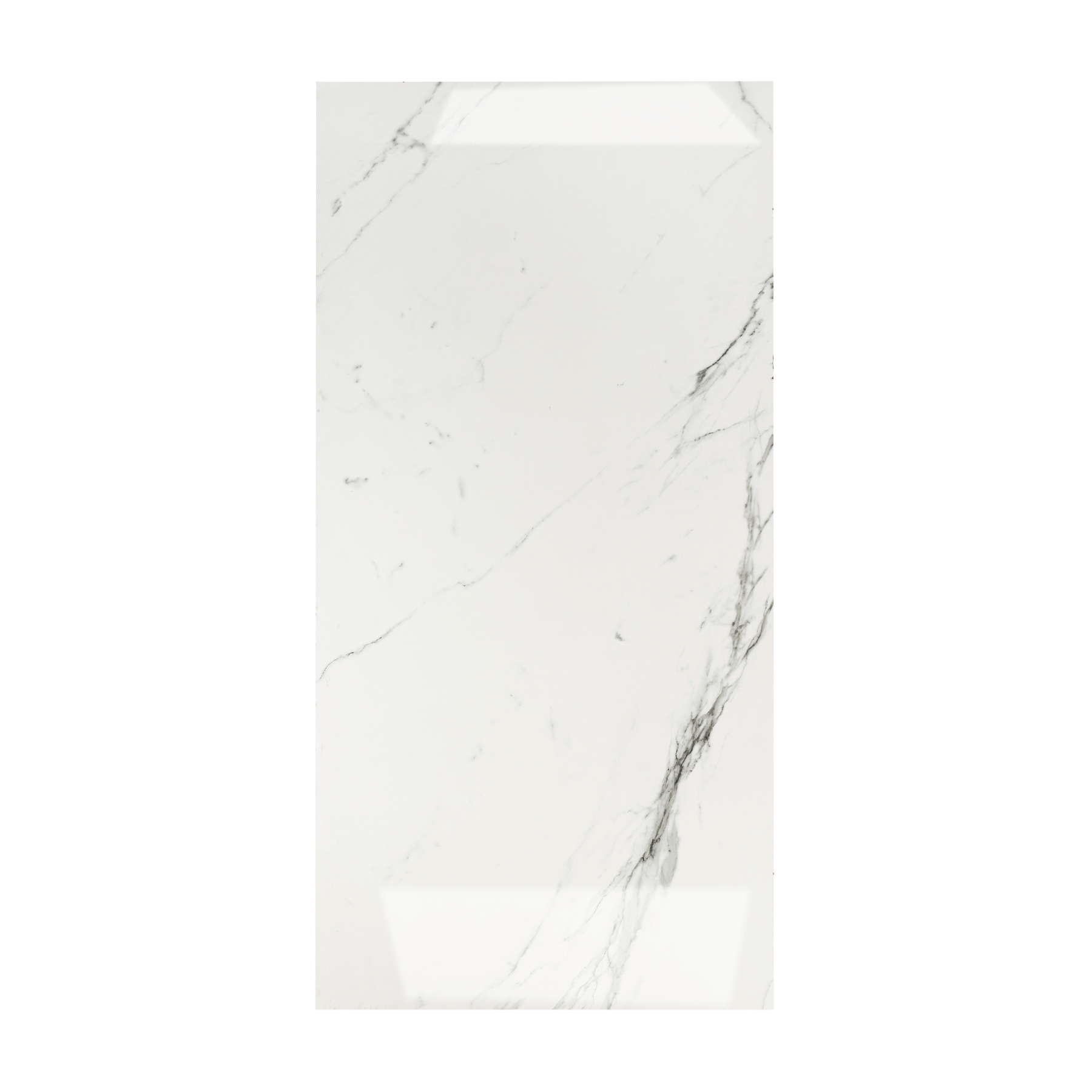 CRSM 117 tiles (80x160cm, 9mm) feature a polished surface with a sleek and modern design. Suitable for both floors and walls, these tiles are perfect for adding a touch of elegance to any indoor space. 