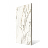 Calacatta Jewel Lush Crisp Colorbody porcelain slab 120x280cm, 9mm thick, with an elegant Calacatta marble look for refined floors, walls and interiors.