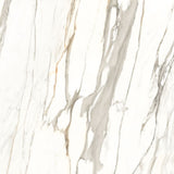 Calacatta Jewel Lush Crisp Colorbody porcelain slab 120x280cm, 9mm thick, with an elegant Calacatta marble look for refined floors, walls and interiors.