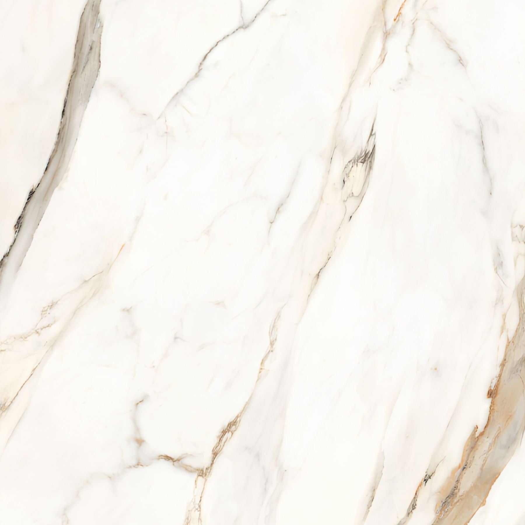 Calacatta Nuvo Bookmatch Crystal Polish Colorbody slab 120x280cm, 9mm thick, with Random 02 marble design for premium floors, walls and statement interiors.