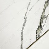 Calcutta Emerald porcelain tile 60x120cm 9mm thickness, white marble look with green veining, durable porcelain tile for luxury floors and walls.