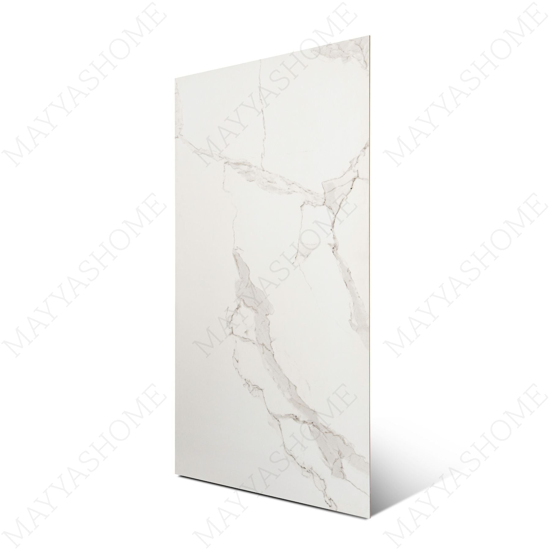 Classic Statuario porcelain tile in 60×120cm offers a luxurious white marble look with elegant grey veining, high durability and low maintenance for modern interiors.