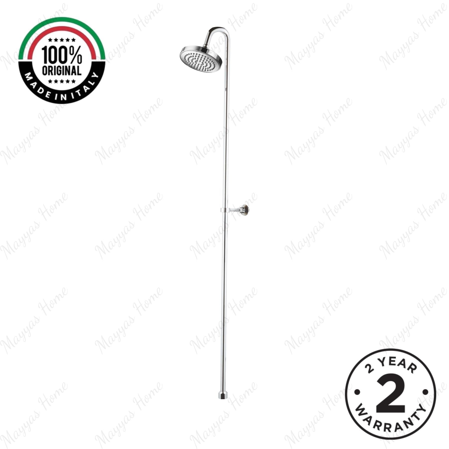 Commercial shower column with adjustable shower head, wall bracket and G1/2 female connection. Perfect for hotels, gyms, hospitals and bathrooms across UAE.
