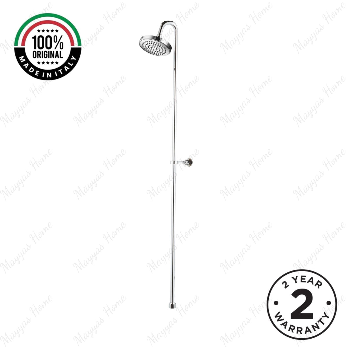 Commercial shower column with adjustable shower head, wall bracket and G1/2 female connection. Perfect for hotels, gyms, hospitals and bathrooms across UAE.