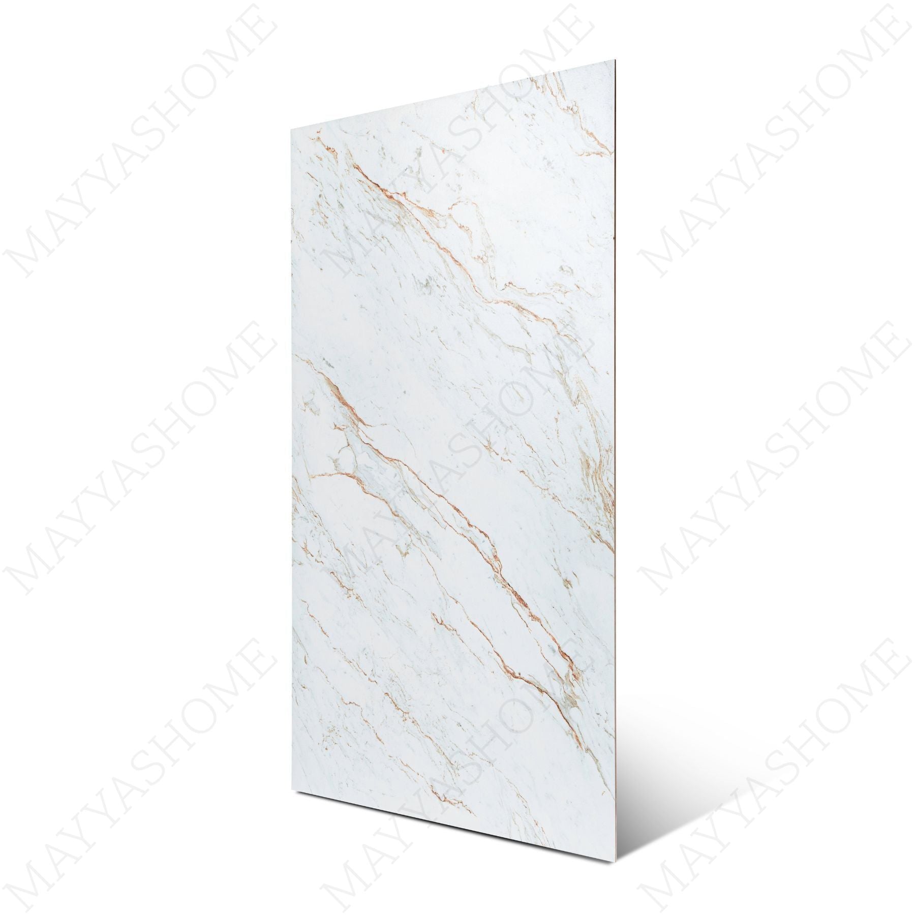 Copper Vein Statuario polished marble effect porcelain tile 60x120cm 9mm delivers luxurious white marble look with durable porcelain for floors and walls.