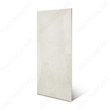 Crema White glossy marble effect porcelain tile 60x120cm with 9mm thickness features soft cream tones, subtle veining and elegant polished finish.
