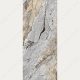 DEVINE GREY 120x278cm 09mm – Book-Match Glossy Porcelain Tile