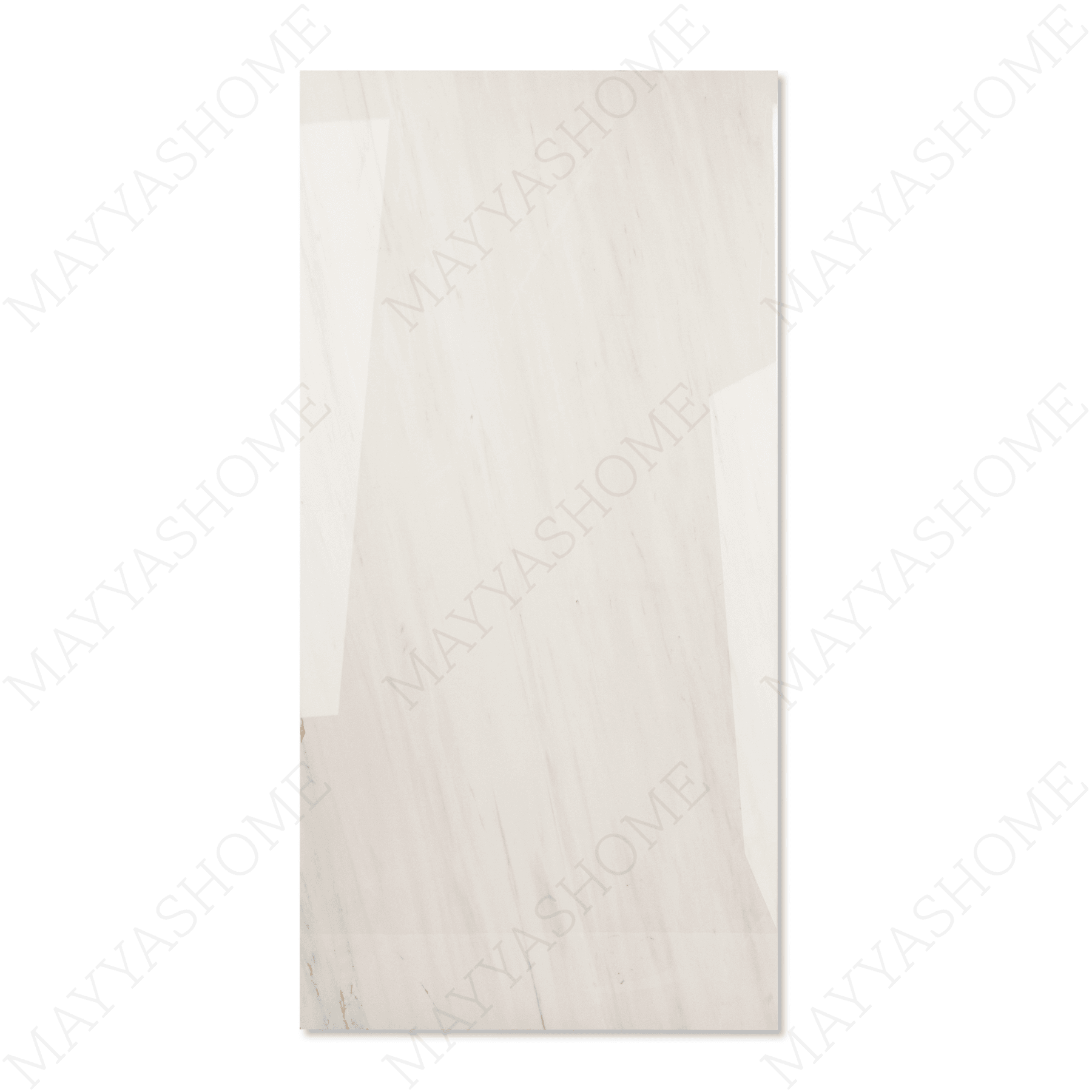 Duck White porcelain tile 60x120cm 9mm thickness, white marble look design, durable porcelain tile for elegant floors and walls.