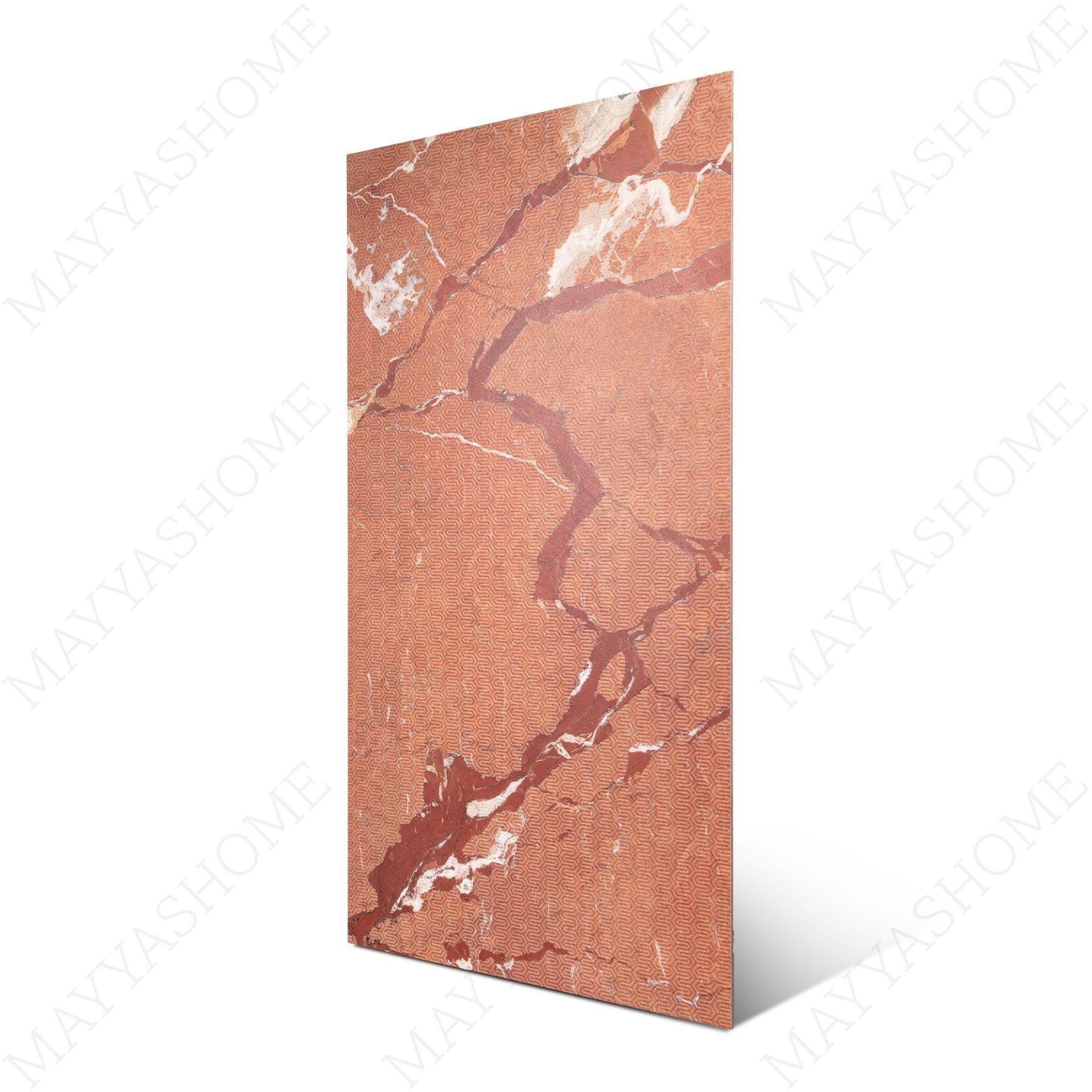 Edina Brick Red Porcelain Tile 60x120cm with Mould Tech Matt finish. Durable 9mm tile, modern design, perfect for walls and floors.