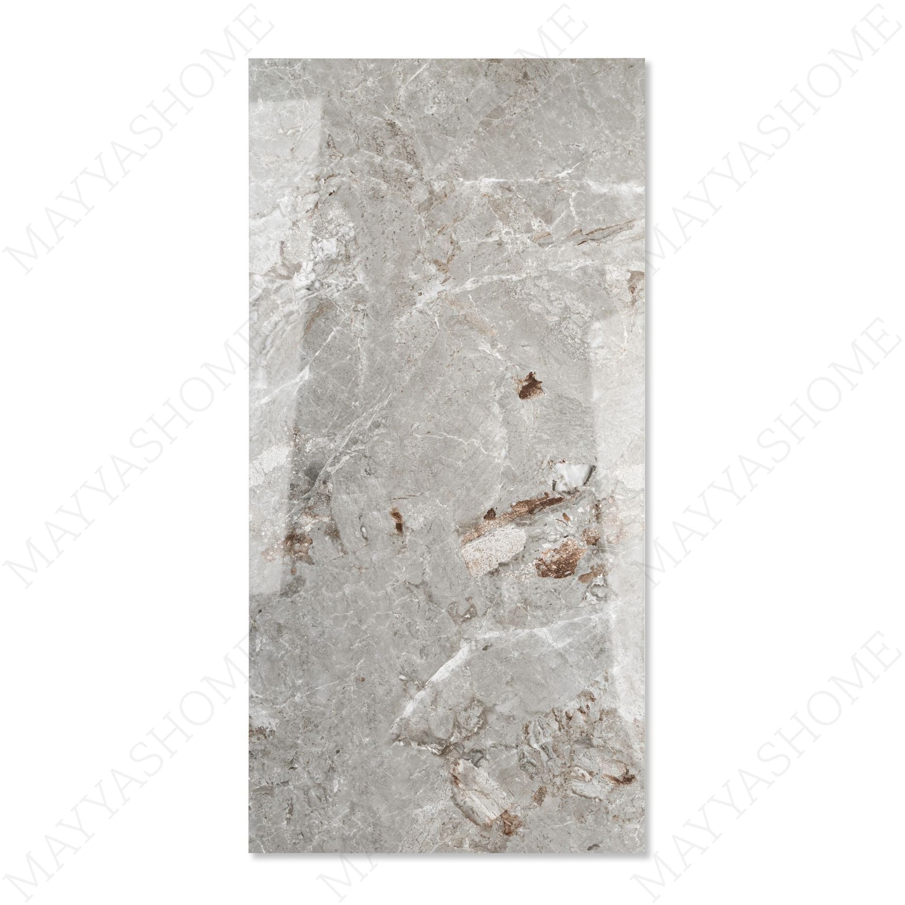 Endless Nexus Grey glossy porcelain tile 60x120cm with 9mm thickness features modern grey tones, refined texture and polished finish.