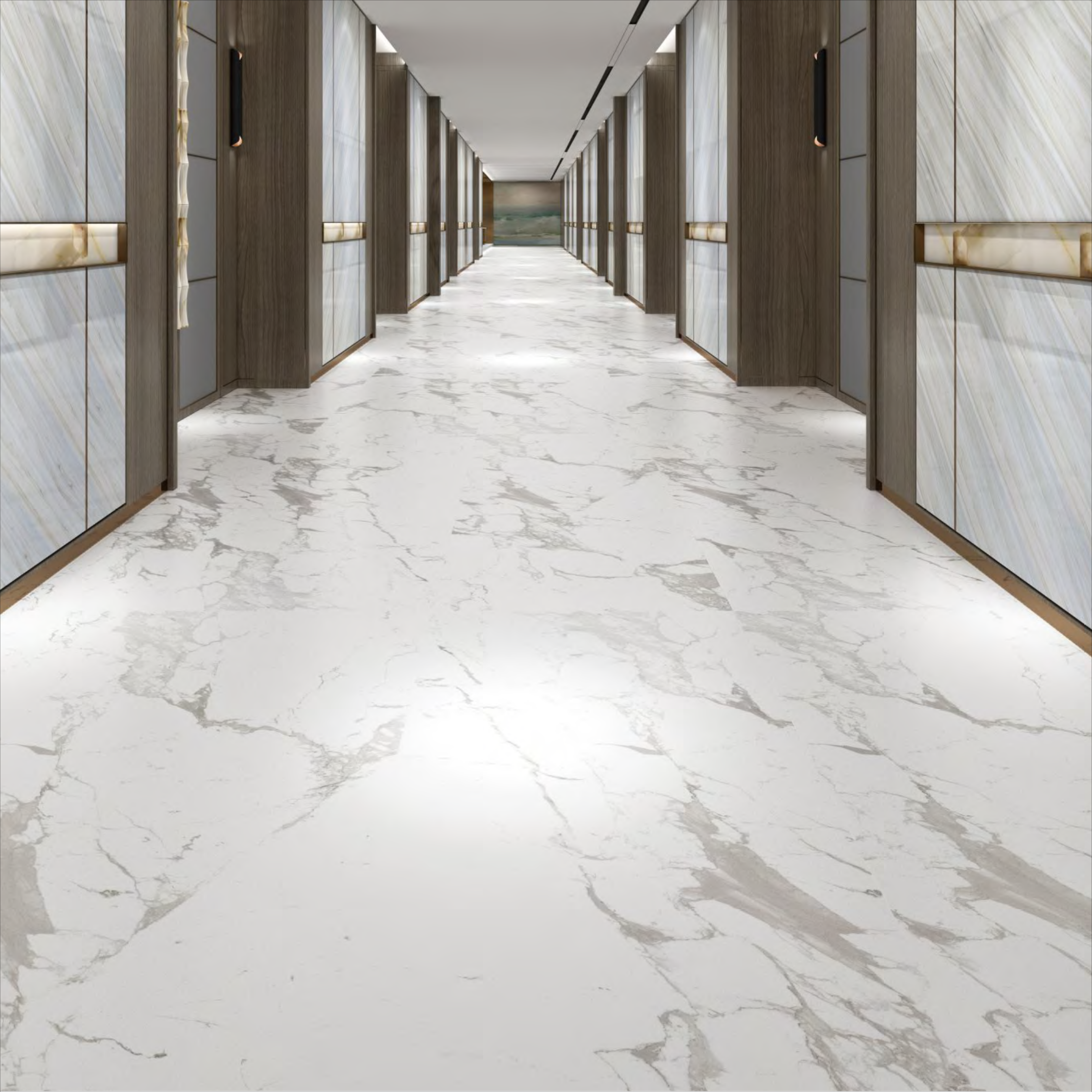 Enhance your interiors with stone look tiles in grey, featuring a sleek matt finish and the elegance of large format tiles for modern designs.
