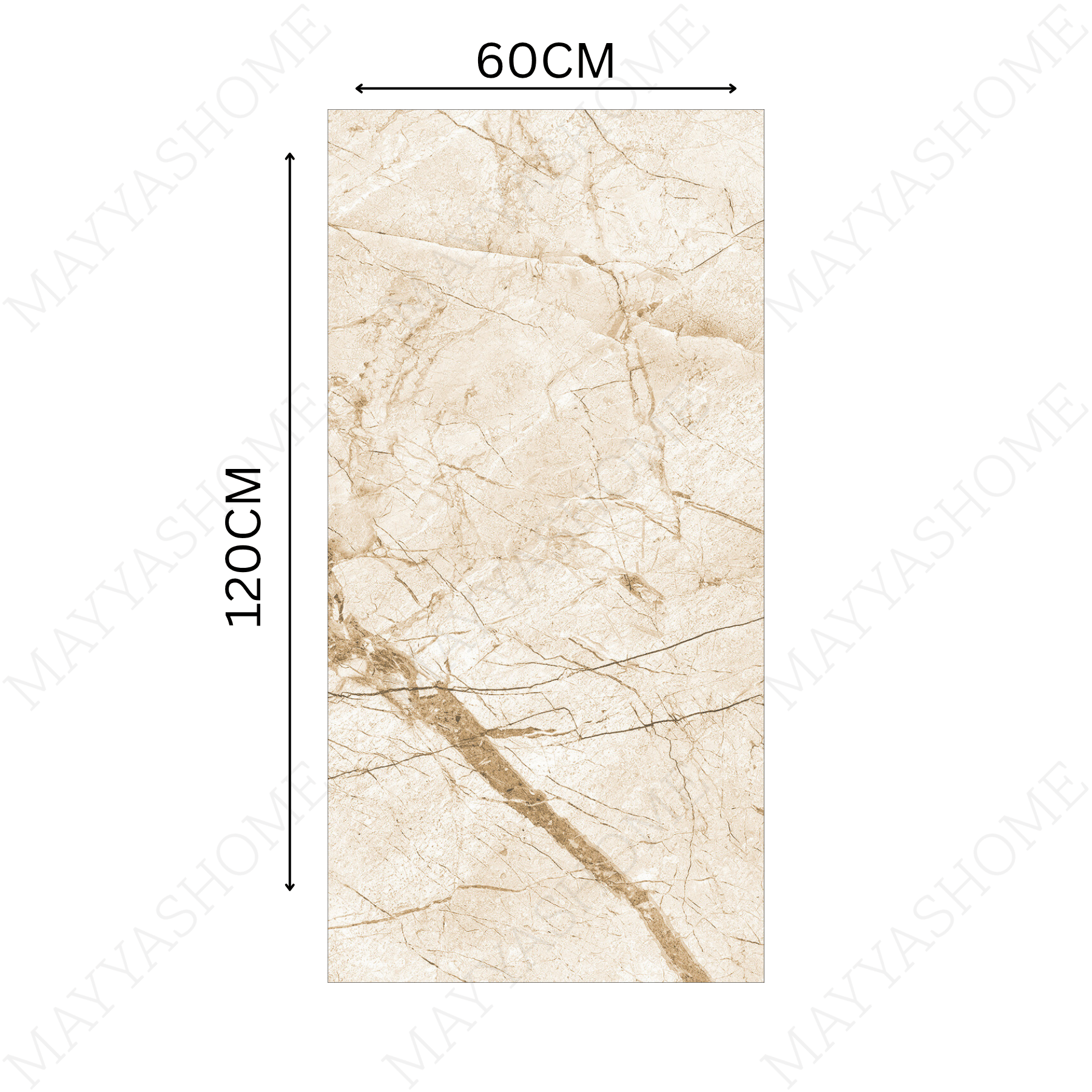 Explore ALFREDO BEIGE porcelain tile 600x1200mm with 9MM thickness and glitter on matt finish. Durable large format tile ideal for elegant, shimmer-enhanced floors and walls.