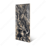 Florance Black porcelain tile 60x120cm 9mm thickness, black marble look design, durable porcelain tile for modern luxury floors and walls.