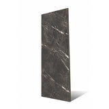 Flurry Black Shape+ Colorbody porcelain slab 120x280cm, 9mm thick, with bold veining and black marble character for floors, walls and modern interiors.