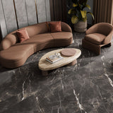 Flurry Black Shape+ Colorbody porcelain slab 120x280cm, 9mm thick, with bold veining and black marble character for floors, walls and modern interiors.