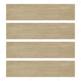 GLASS CREMA 20x120cm tile features a matte cream wood-look finish, 09MM thick—perfect for bright, modern interiors with durability and easy maintenance.