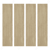 GLASS CREMA 20x120cm tile features a matte cream wood-look finish, 09MM thick—perfect for bright, modern interiors with durability and easy maintenance.