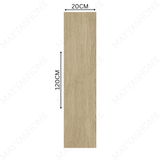 GLASS CREMA 20x120cm tile features a matte cream wood-look finish, 09MM thick—perfect for bright, modern interiors with durability and easy maintenance.