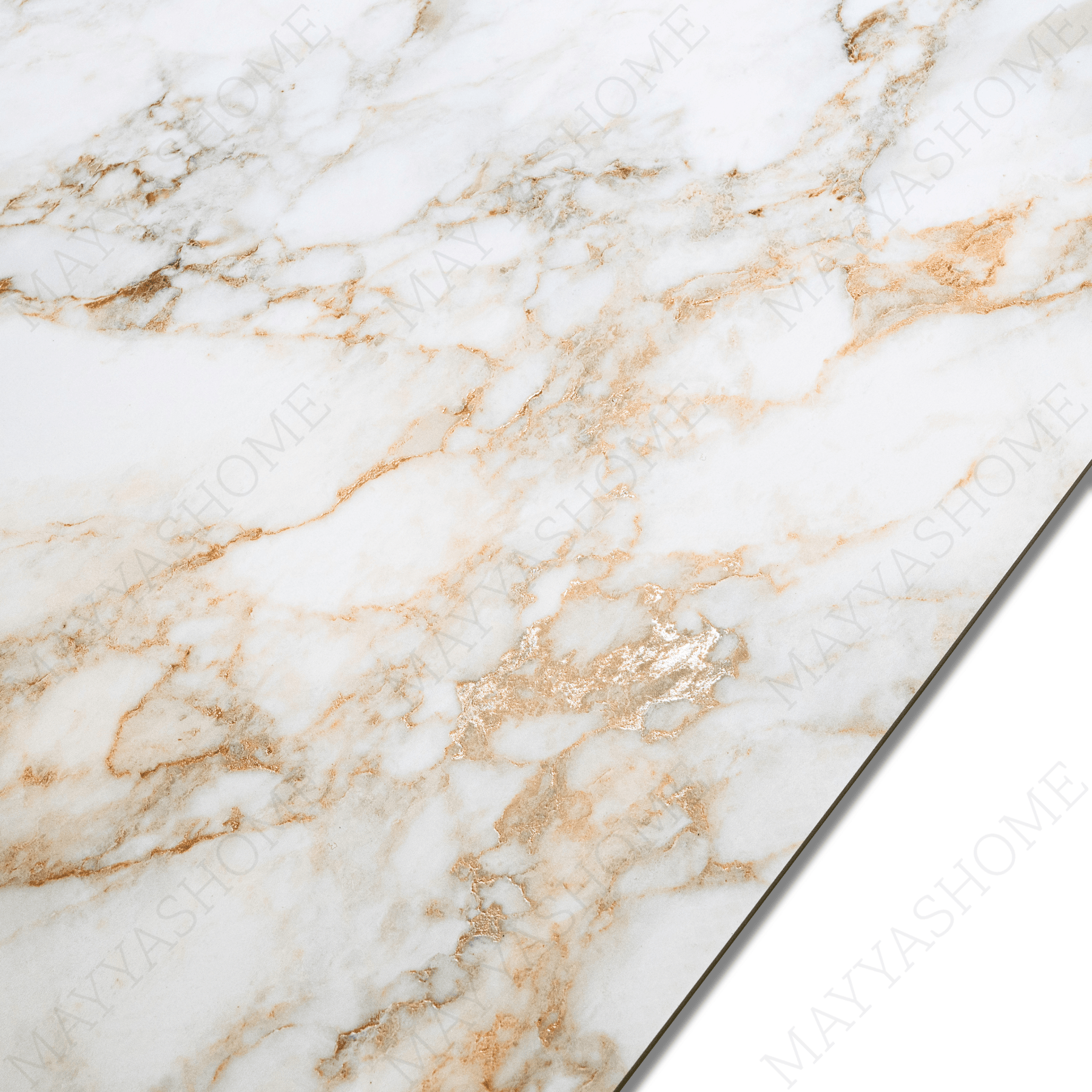Giza Gold porcelain tile 60x120cm with 9mm thickness features a luxury marble look with gold veining, durable porcelain body for floors and walls.