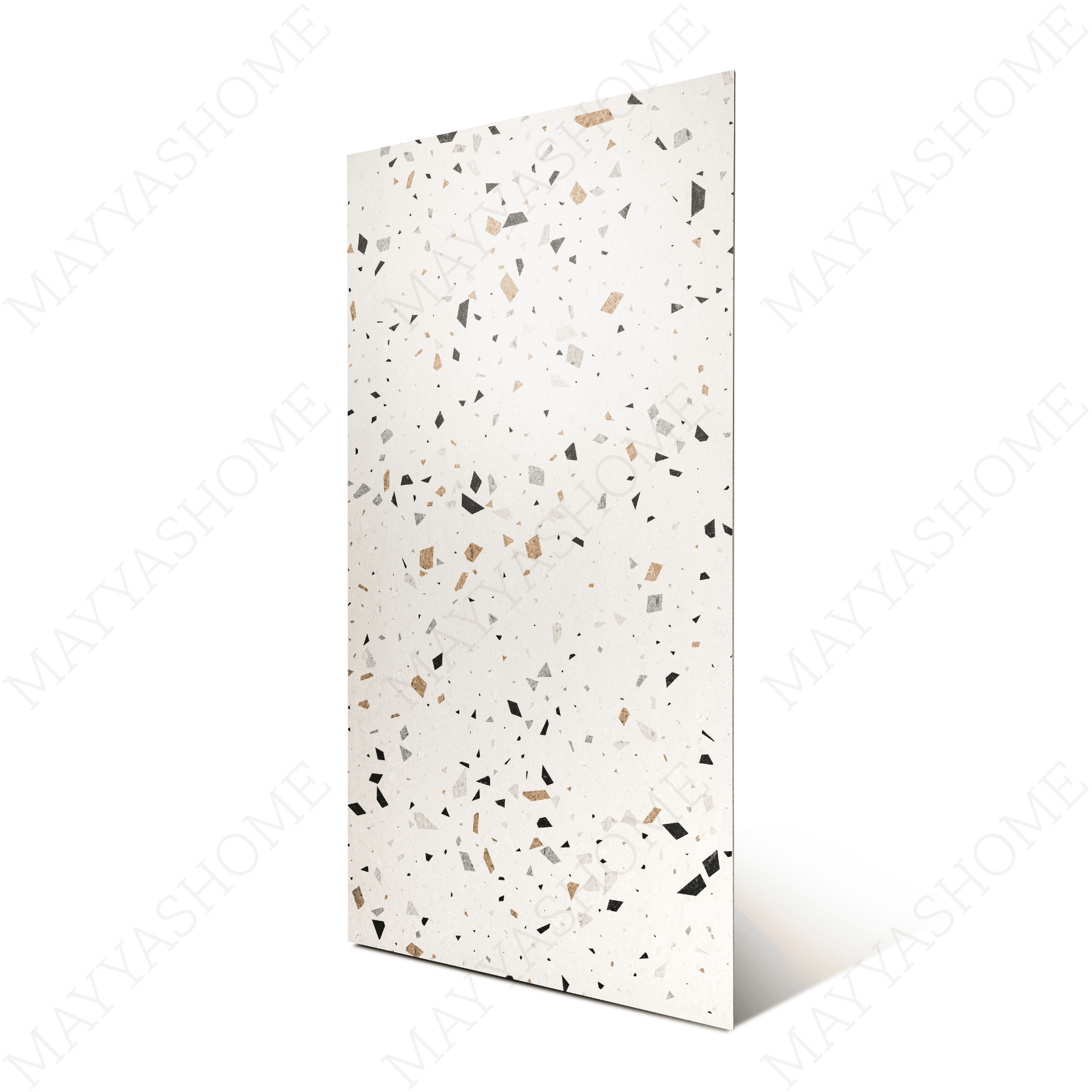 Glacier Bianco porcelain tile 60x120cm with 9mm thickness features a refined marble look, durable porcelain body, ideal for floors and walls.
