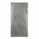 Graphite Vein glossy porcelain tile 60x120cm with 9mm thickness features dark graphite base, elegant veining and refined polished finish.