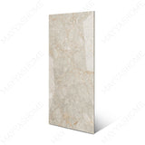 Ivory Gold glossy marble porcelain tile 60x120cm with 9mm thickness features warm ivory base, golden veining and elegant polished finish.