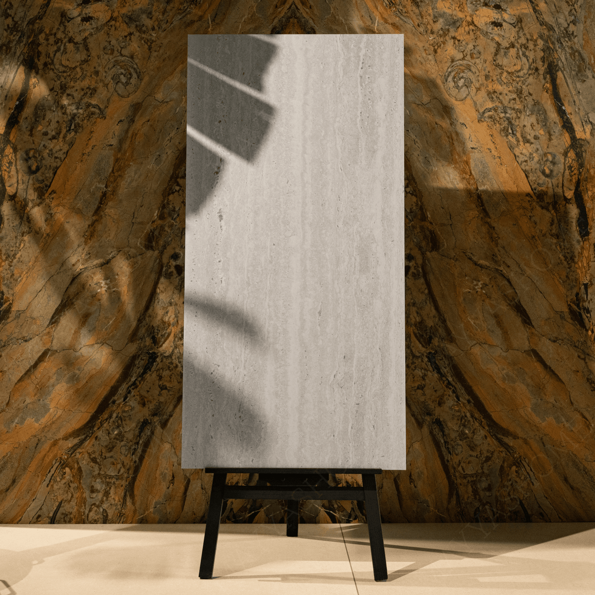 Ivory Mist Luxe porcelain tile 60x120cm with 9mm thickness, marble look design, durable porcelain, ideal for floors and walls.
