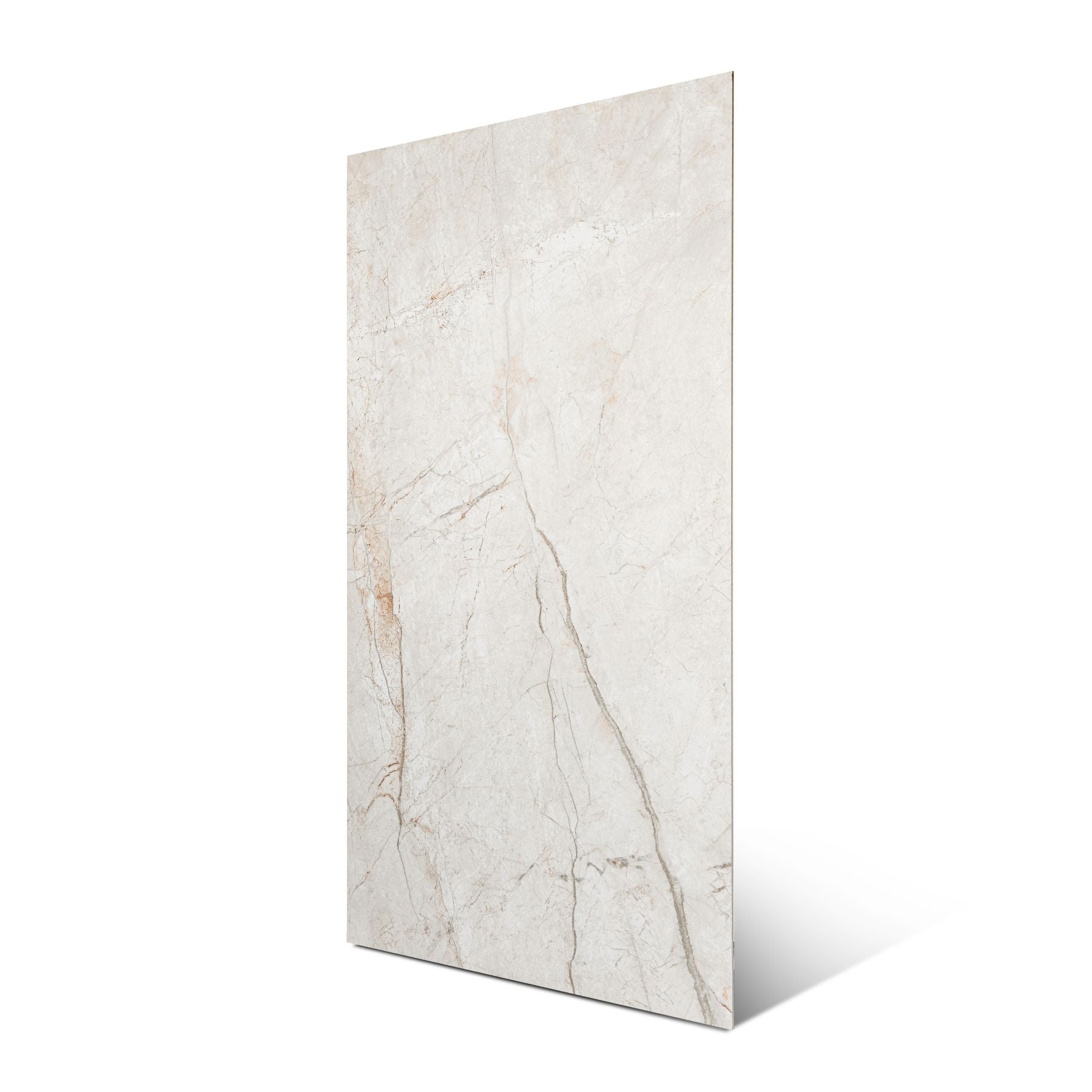 Marmi Beige marble-look porcelain tile with elegant beige veining, 60x120cm size & durable 9mm, ideal for modern walls & floors in residential & commercial spaces.