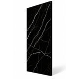 Marquina Black Royal Polish Colorbody porcelain slab 120x280cm, 9mm thick, with a bold black marble look for dramatic floors, walls and contemporary interiors.