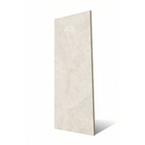 Marrazi Bianco leather porcelain slab in 120x280cm with 6mm thickness, offering a textured stone look for premium floors, walls and luxury interiors.