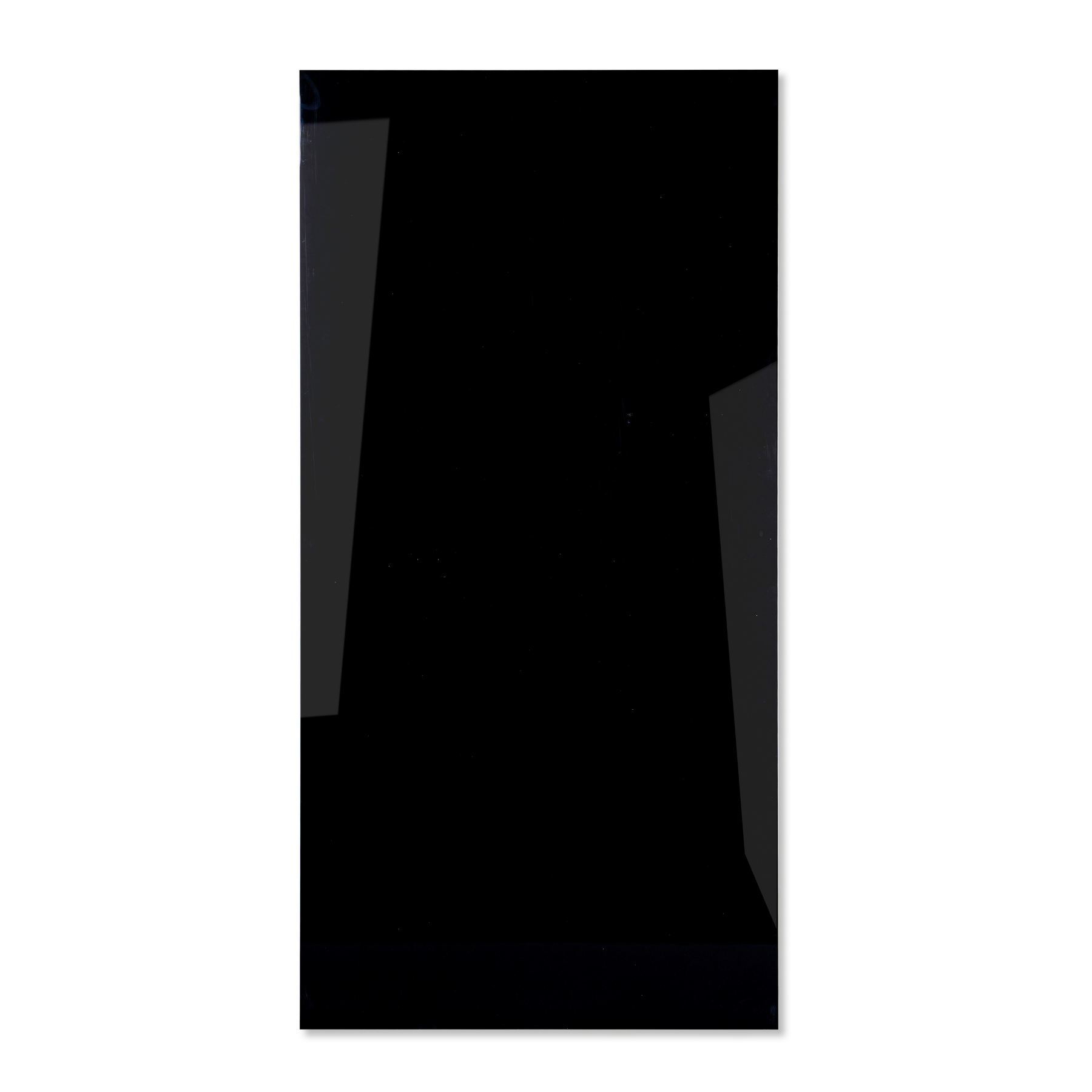 Midnight Shadow plain black porcelain tile 60x120cm 9mm thickness, durable and modern design, ideal for luxury floors and walls.