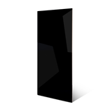 Midnight Shadow plain black porcelain tile 60x120cm 9mm thickness, durable and modern design, ideal for luxury floors and walls.