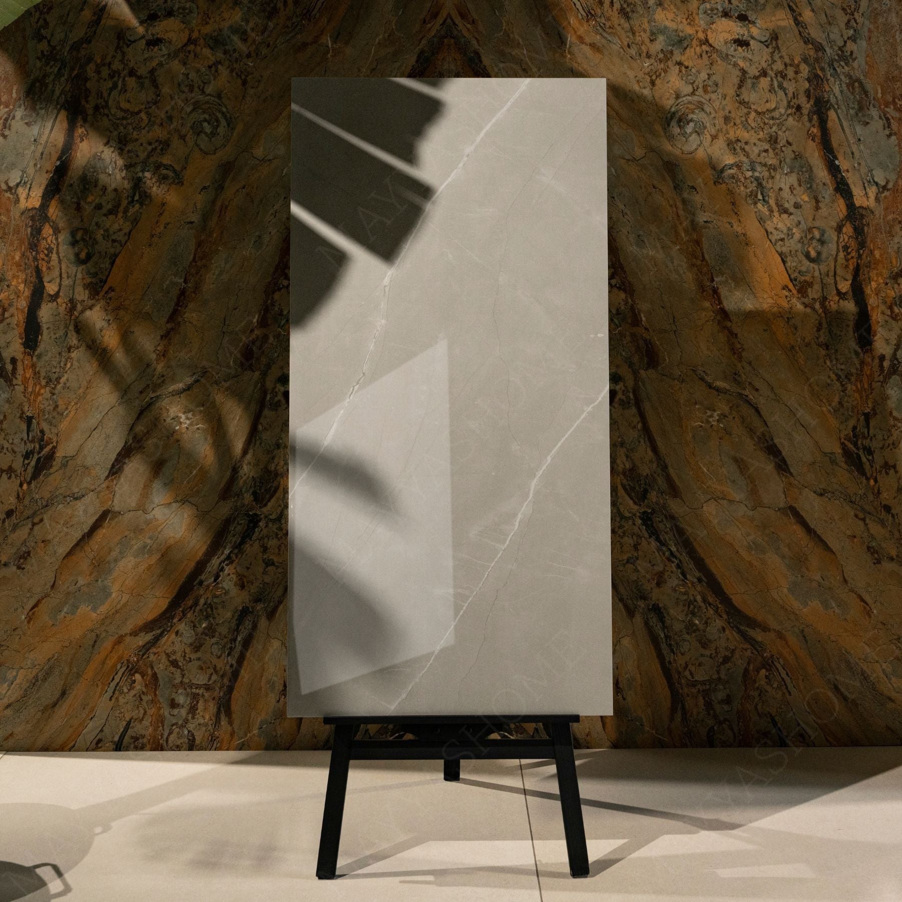 Milano White glossy marble effect porcelain tile 60x120cm with 9mm thickness delivers clean white elegance for luxury interiors.