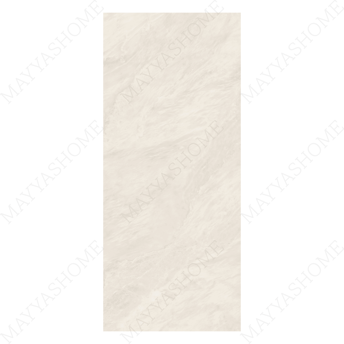 Monaco Ice glossy porcelain tile 120x280cm. Sleek white with frosty tones, 09mm thick, perfect for modern luxury interiors and walls.
