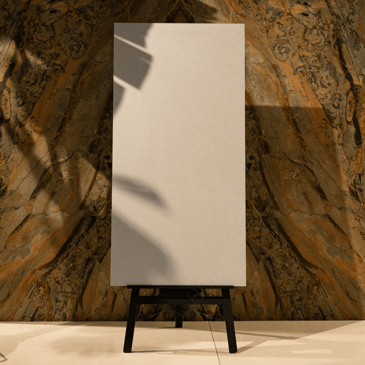 Norway Crema porcelain tile 60x120cm with 9mm thickness features a warm marble look, durable porcelain body for floors and walls.