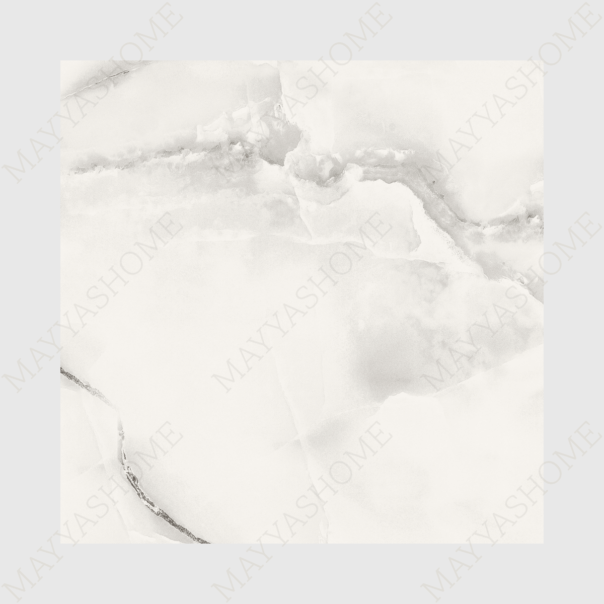ORLANDO PEARL 60x60cm Glossy Porcelain Tile – 09MM Pearl Grey Marble Look