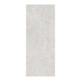 Omani Grey glossy large-format porcelain tile with subtle marble veining in 80x320cm size