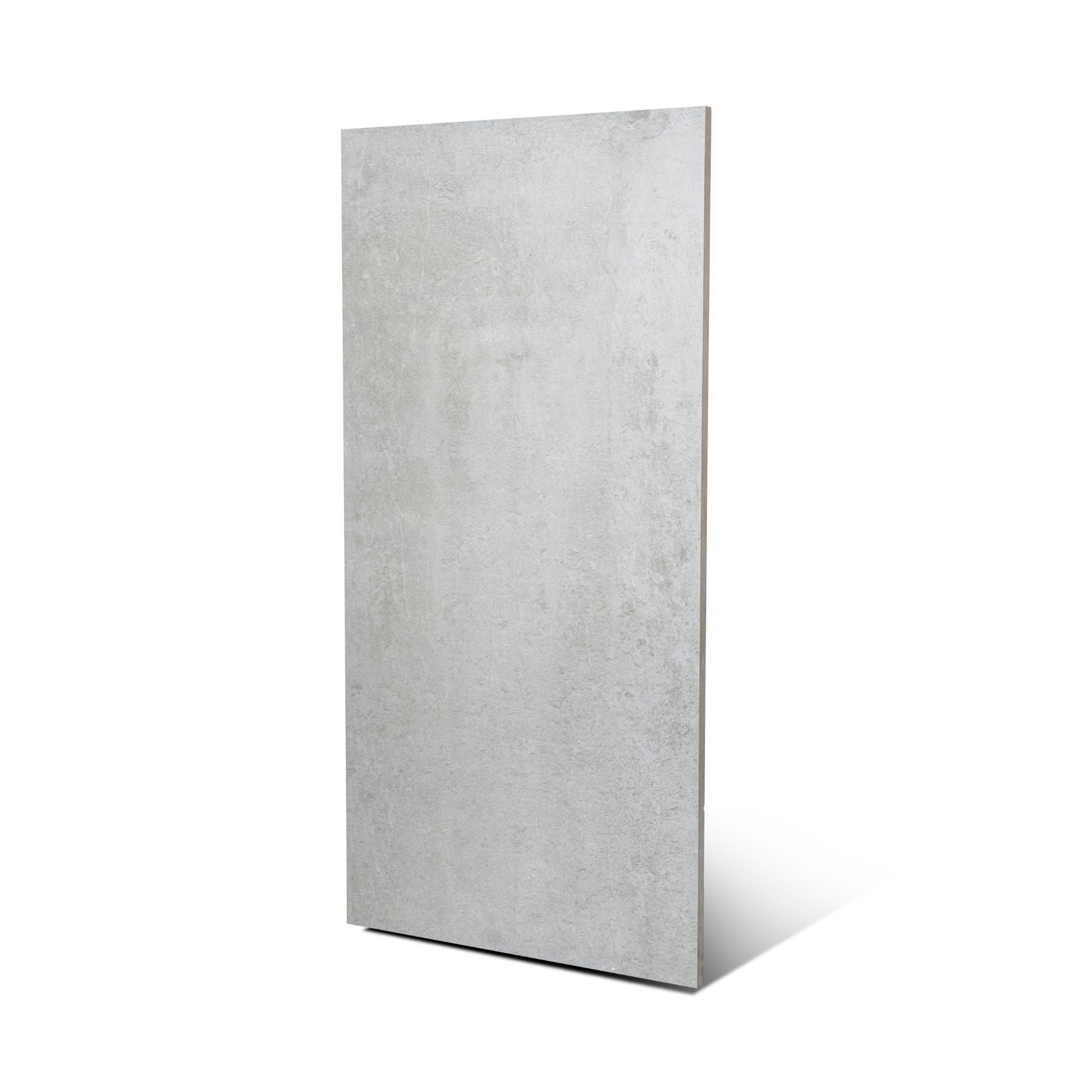 Pearl Concrete matt porcelain tile 60x120cm x2mm with modern concrete look, durable large format surface ideal for floors, walls and stylish interiors.
