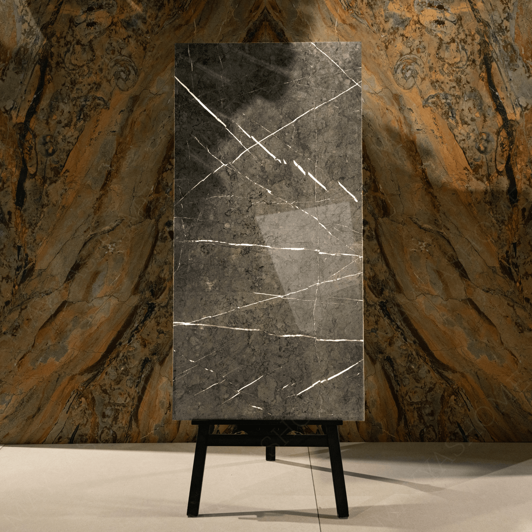 Pietra Grey tiles (60x120cm, 9mm) feature a High Gloss finish with a sophisticated grey design. Perfect for Indoor Floors and Walls, these Porcelain tiles add a touch of modern elegance and refined style to any space. The glossy surface enhances the rich grey tones, creating a sleek and contemporary atmosphere ideal for both residential and commercial interiors.